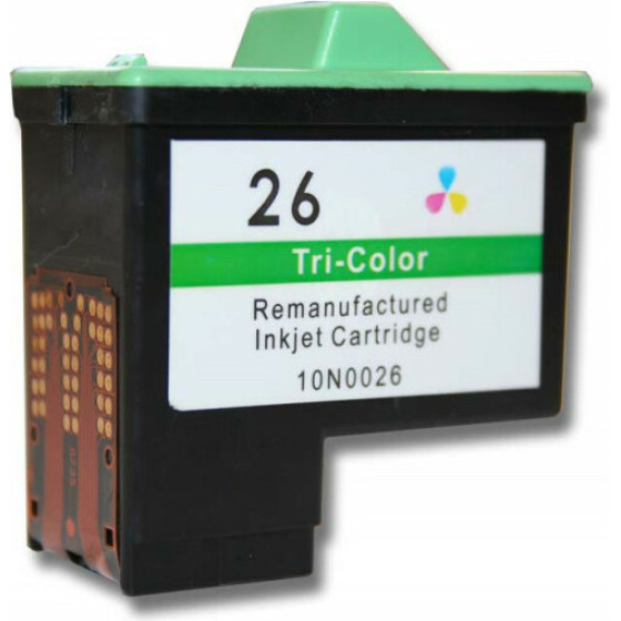 Ink cartridge Color replaces Lexmark 10N0026E, 26 OEM - (10N0026E_IR)