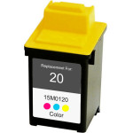Ink cartridge Color replaces Lexmark 15M0120, 20 OEM - (15M0120_IR)