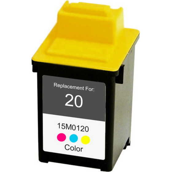 Ink cartridge Color replaces Lexmark 15M0120, 20 OEM - (15M0120_IR)