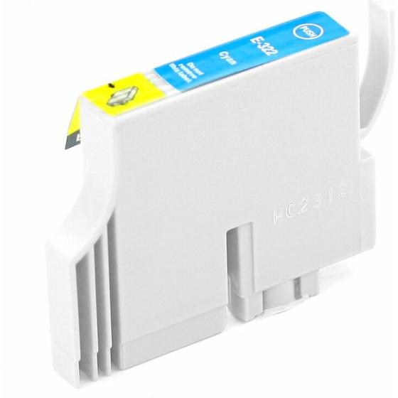 Ink cartridge Cyan replaces Epson C13T03224010, T0322 OEM - (T0322_IC)