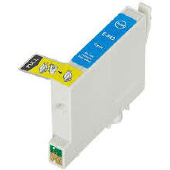 Ink cartridge Cyan replaces Epson C13T05424010, T0542 OEM - (T0542_IC)