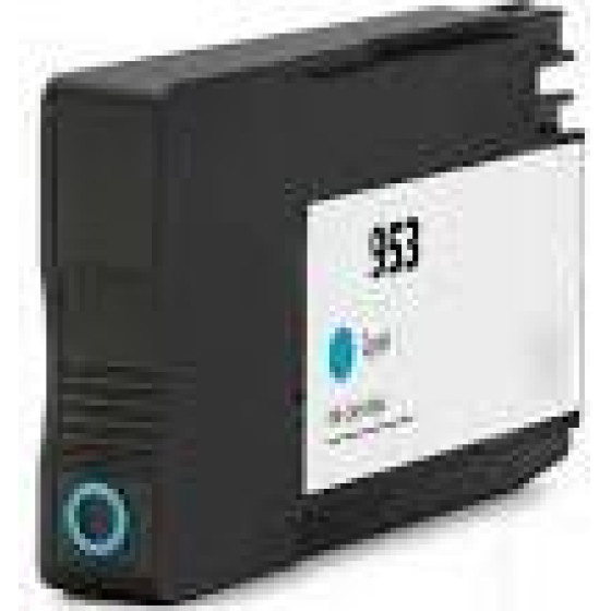 Ink cartridge Cyan replaces HP F6U16AE, 953XL OEM - (953CXL_IC)