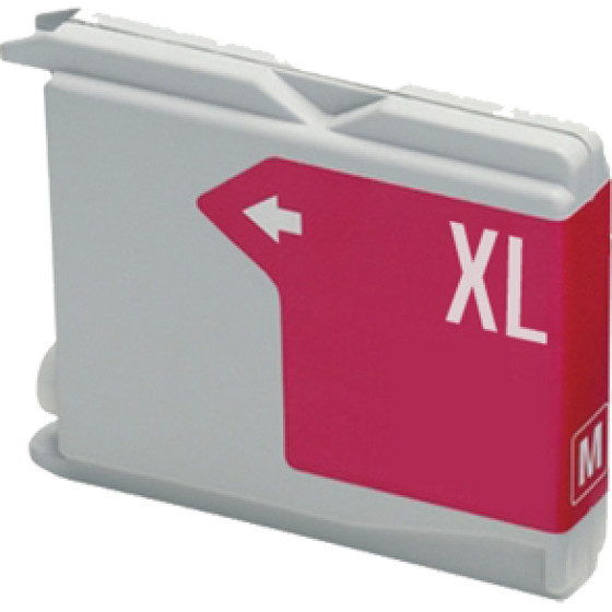 Ink cartridge Magenta replaces Brother LC1100M / LC980M, LC61 OEM - (LC1100M_IC)