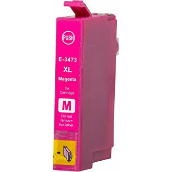 Ink cartridge Magenta replaces Epson C13T34734010, 34XL OEM - (T3473_IC)