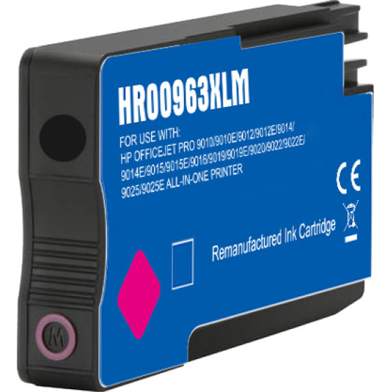 Ink cartridge Magenta replaces HP 3JA28AE, 963XL OEM - (963MXL_IR)