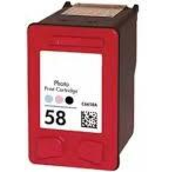 Ink cartridge Photo replaces HP C6658AE, 58 OEM - (C6658A_IR)