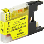 Ink cartridge Yellow replaces Brother LC1240Y OEM - (LC1240Y_IC)