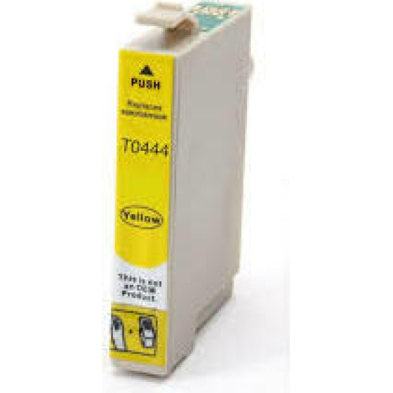 Ink cartridge Yellow replaces Epson C13T04444010, T0444 OEM - (T0444_IC)