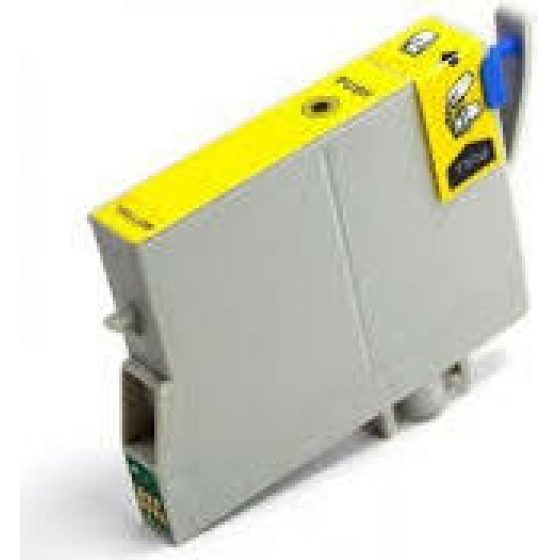 Ink cartridge Yellow replaces Epson C13T06144010, T0614 OEM - (T0614_IC)