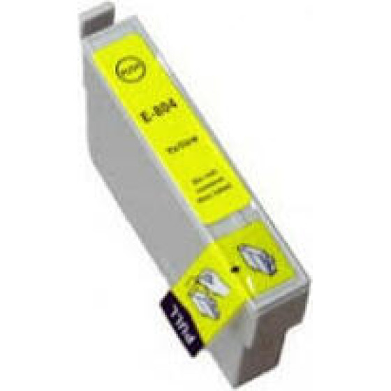 Ink cartridge Yellow replaces Epson C13T08044011, T0804 OEM - (T0804_IC)