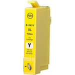 Ink cartridge Yellow replaces Epson C13T34744010, 34XL OEM - (T3474_IC)