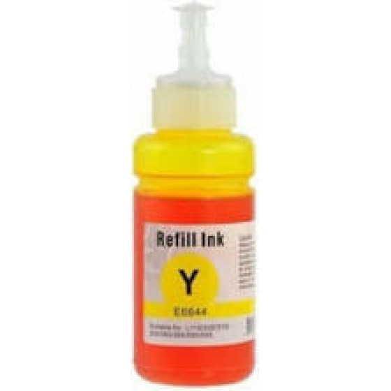 Ink cartridge Yellow replaces Epson C13T664440, T6644 OEM - (C13T66444A_IC)