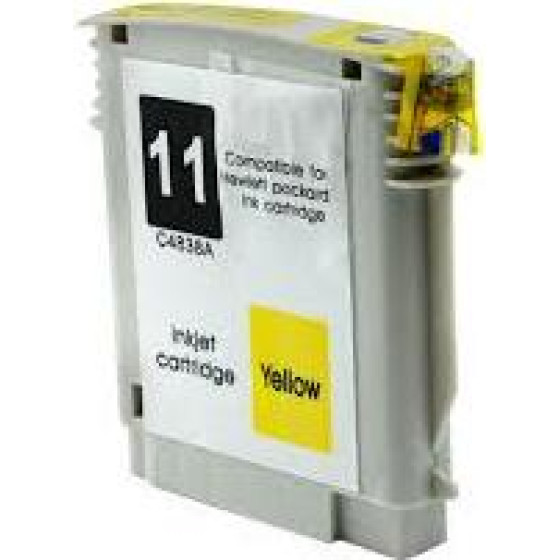Ink cartridge Yellow replaces HP C4838AE, 11 OEM - (C4838AE_IC)