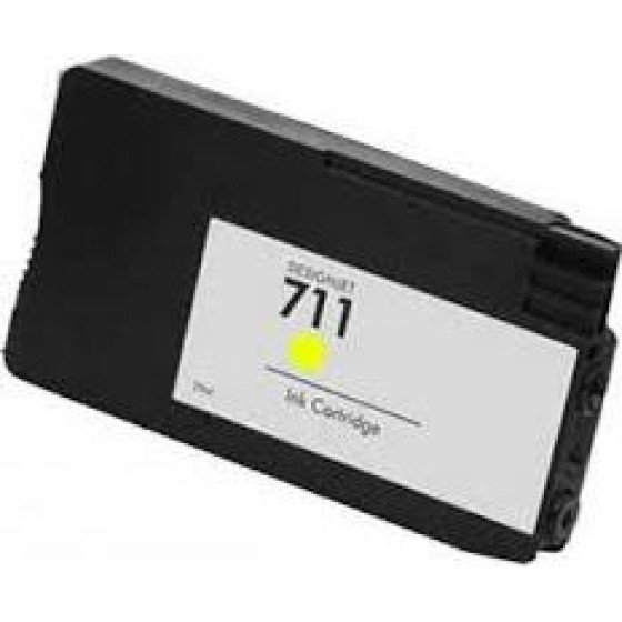 Ink cartridge Yellow replaces HP CZ132A, 711 OEM - (711Y_IC)