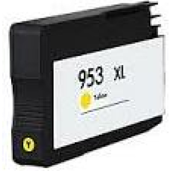 Ink cartridge Yellow replaces HP F6U18AE, 953XL OEM - (953YXL_IC)