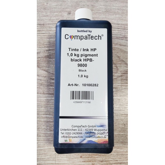 Pigment Black ink Sensient for HP/ Canon Deskjet cartridges OEM - (INKHPBSENP)