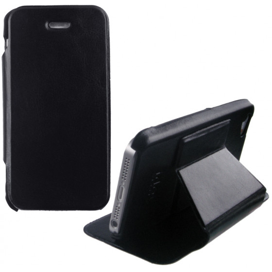 ���� 3 IN 1 FACE-BOOK CASE LEATHER IPHONE SE/5S IDOL 1991 BLACK