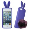 ���� IPHONE SE/5S/5 FACEPLATE BUNNY-FLUFFYTAIL V064 PURPLE VOLTE
