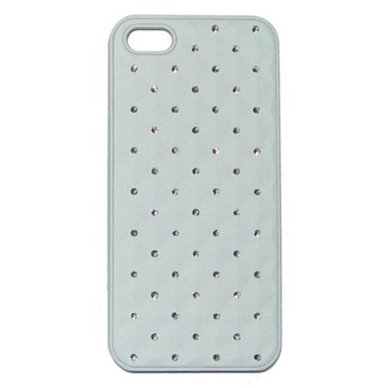 ���� IPHONE SE/5S/5 FACEPLATE DIAMOND V082 WHITE VOLTE-TEL