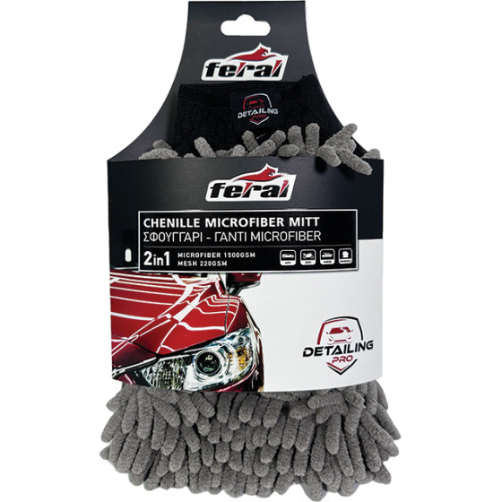 ����� ������ ��� ������� ��� ��������� ����������� Microfiber Detailing Pro Feral 2 �� 1 26x16.5cm 1 ������� - (25536)