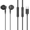 Celebrat Earphones �� ��������� D12, USB-C, 1.2m, ����� - (D12-BK)
