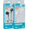 Celebrat Earphones �� ��������� D12, USB-C, 1.2m, ����� - (D12-BK)