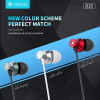 Celebrat Earphones �� ��������� D15, USB-C, 1.2m, ����� - (YS-D15-BK)