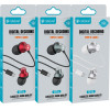 Celebrat Earphones �� ��������� D15, USB-C, 1.2m, ����� - (YS-D15-BK)