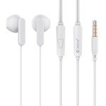 Celebrat Earphones �� ��������� G23, 3.5mm, 1.2m, ����� - (G23-WH)