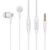 Celebrat Earphones �� ��������� G25, 3.5mm, 1.2m, ����� - (G25-WH)