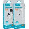 Celebrat Earphones �� ��������� G25, 3.5mm, 1.2m, ����� - (G25-WH)