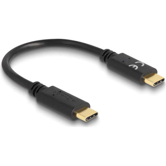 DeLock ������� USB-C Pd 5A, 15cm, E-Marker, ����� - (85356)