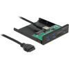 DeLock Front Panel 3.5'' �� USB-C, 2x Usb & SD/Micro Sd - (64058)