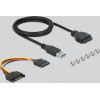 DeLock Front Panel 3.5'' �� USB-C, 2x Usb & SD/Micro Sd - (64058)