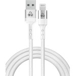 Powertech ������� Usb �� Lightning 12W 2.4A, copper, 1m, ����� - (PTR-0126)