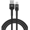 Powertech ������� Usb �� Micro Usb 12W 2.4A, copper, 1m, ����� - (PTR-0125)