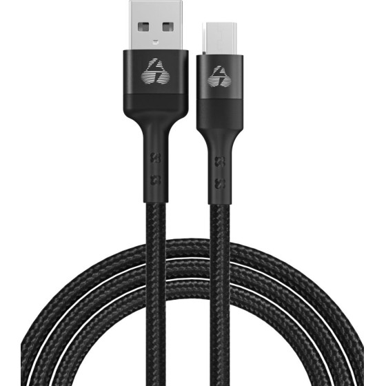 Powertech ������� Usb �� Micro Usb 12W 2.4A, copper, 1m, ����� - (PTR-0125)