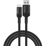 Powertech ������� Usb �� USB-C Pd 60W, 5Gbps, copper, 1m, ����� - (PTR-0134)