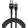 Powertech ������� Usb �� USB-C Pd 60W, copper, 1m, ����� - (PTR-0128)
