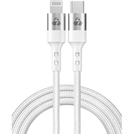 Powertech ������� USB-C �� Lightning Pd 20W, copper, 1m, ����� - (PTR-0127)