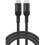 Powertech ������� USB-C Pd 100W, 20Gbps, copper, 1m, ����� - (PTR-0136)
