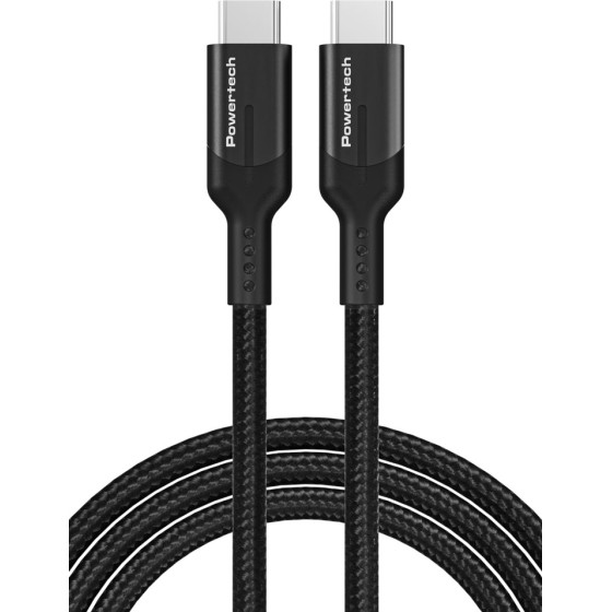 Powertech ������� USB-C Pd 240W 5A, copper, 1m, ����� - (PTR-0140)