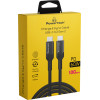 Powertech ������� USB-C Pd 60W, 10Gbps, copper, 1m, ����� - (PTR-0135)
