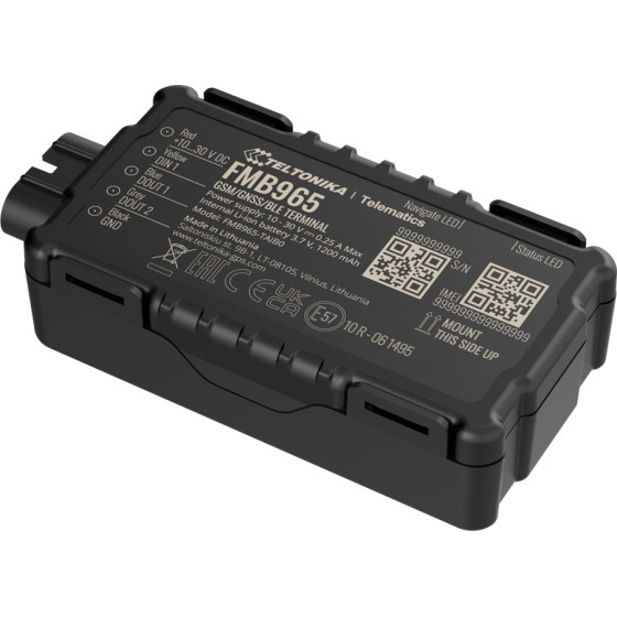 Teltonika Gps Tracker ��� ������� FMB965, GSM/GPRS/GNSS, Bluetooth - (FMB9653E8T01)