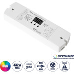 GloboStar D3-L Skydance Dc Dmx & Rdm Dimmer High Speed Controller / Decoder 3 �������� Dc 12-24V 3 x 6A 144W - Max 18.5A 432W - IP20 �17 x �5 x �2.5cm - 5 Years Warranty - (71447)