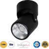 GloboStar Detronic ����������� ��������� Spot Downlight Led 10W 1250lm 24� Ac 220-240V IP20 �9cm x �16cm - ��������� - ����� - ����� ����� 2700K - Bridgelux Cob - Tuv Certified Driver - 5 Years Warranty - (60505)