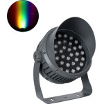 GloboStar FLOOD-Dimo ��������� Wall Washer �� ������������� ������ ��� ������� ������� Led 100W 8500lm 10� Dc 24V ��������� IP67 �34 x �36 x �44cm Rgbw DMX512 - ���� ������� - 3 ������ ������� - (90748)