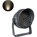 GloboStar FLOOD-Dimo ��������� Wall Washer �� ������������� ������ ��� ������� ������� Led 54W 5130lm 10� Ac 220-240V ��������� IP67 �26 x �28 x �35cm ������ ����� 4500K - ���� ������� - 3 ������ ������� - (90744)