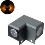 GloboStar WALLLIGHT-Dona ������������� ��������� ������� ��������� Led 10W 850lm 10� Dc 24V ��������� IP66 �8 x �8 x �6cm ������������� ��������� 2200K - ���� ������� - 3 ������ ������� - (90730)