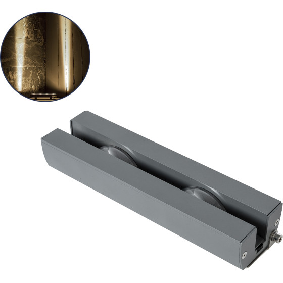 GloboStar WINDOW-Arte ������������� ��������� ��������� ��������� & ����� - Window & Door Light Led 18W 1710lm 8x180� Dc 24V ��������� IP67 �25 x �7 x �4.5cm ������ ����� 4500K - ���� ������� - 3 ������ ������� - (90720)